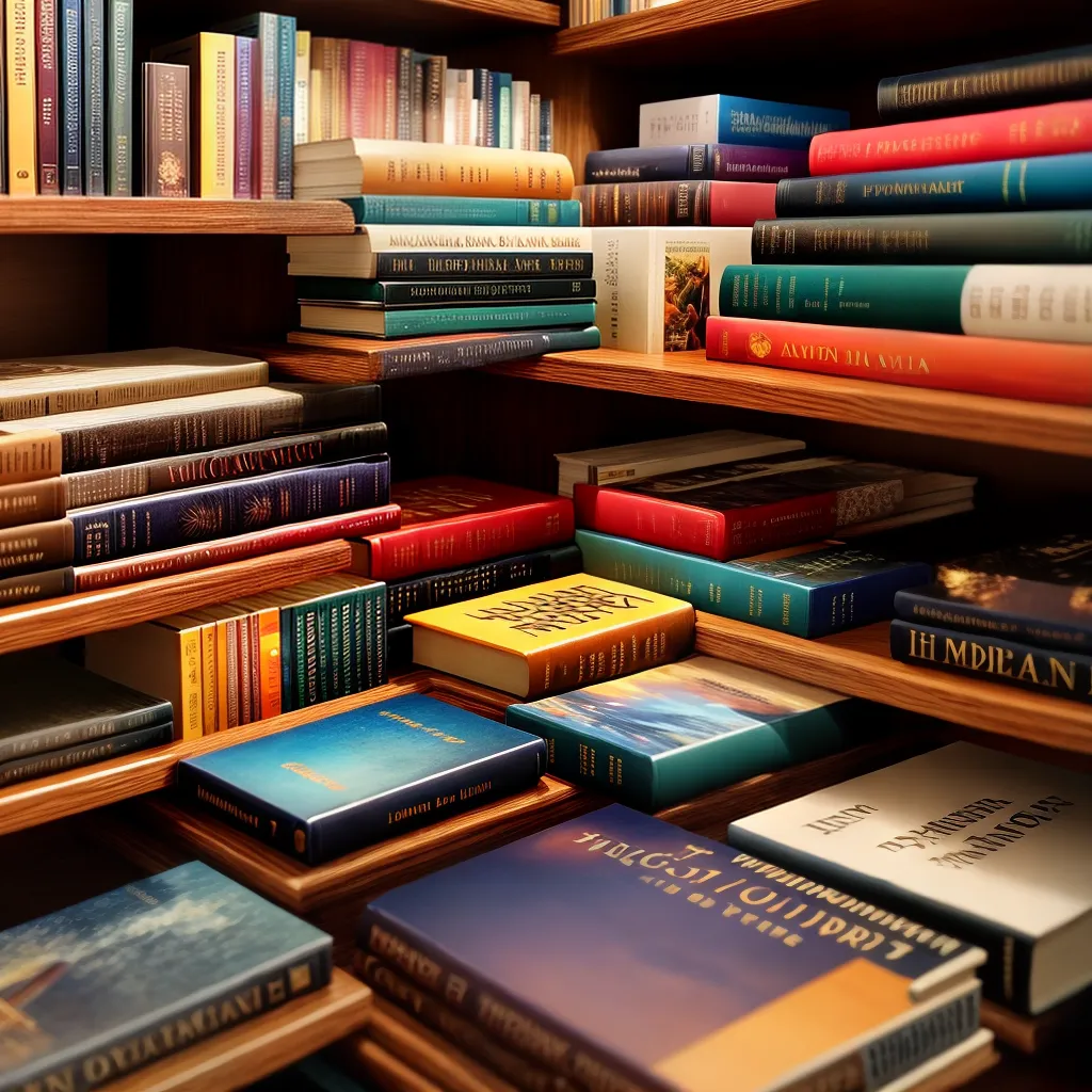 Fotos estante livros coloridos diversidade conhecimento