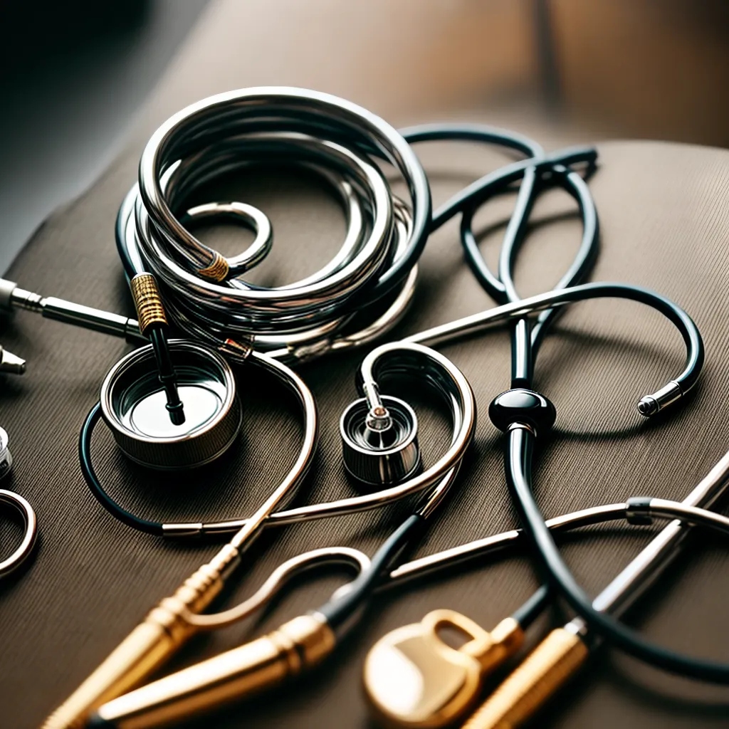 Descubra o Significado de Sonhar com Médico Especializado em Otorrinolaringologia 2 Fotos estetoscopio instrumentos otorrinolaringologia