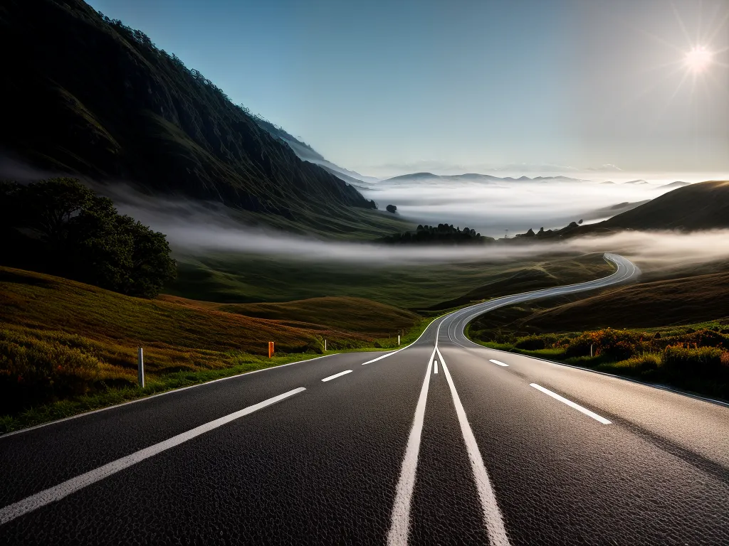 Sonhar com Volta: O Mistério por Trás do Sonho 4 Fotos estrada nevoeiro sonhos misterio