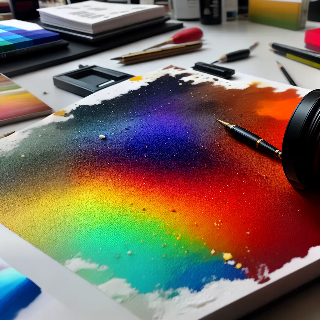 Significado dos Sonhos sobre Arte e Artesanato: Registrando a Inspiração 3 Fotos estudio arte mesa pinceis tintas