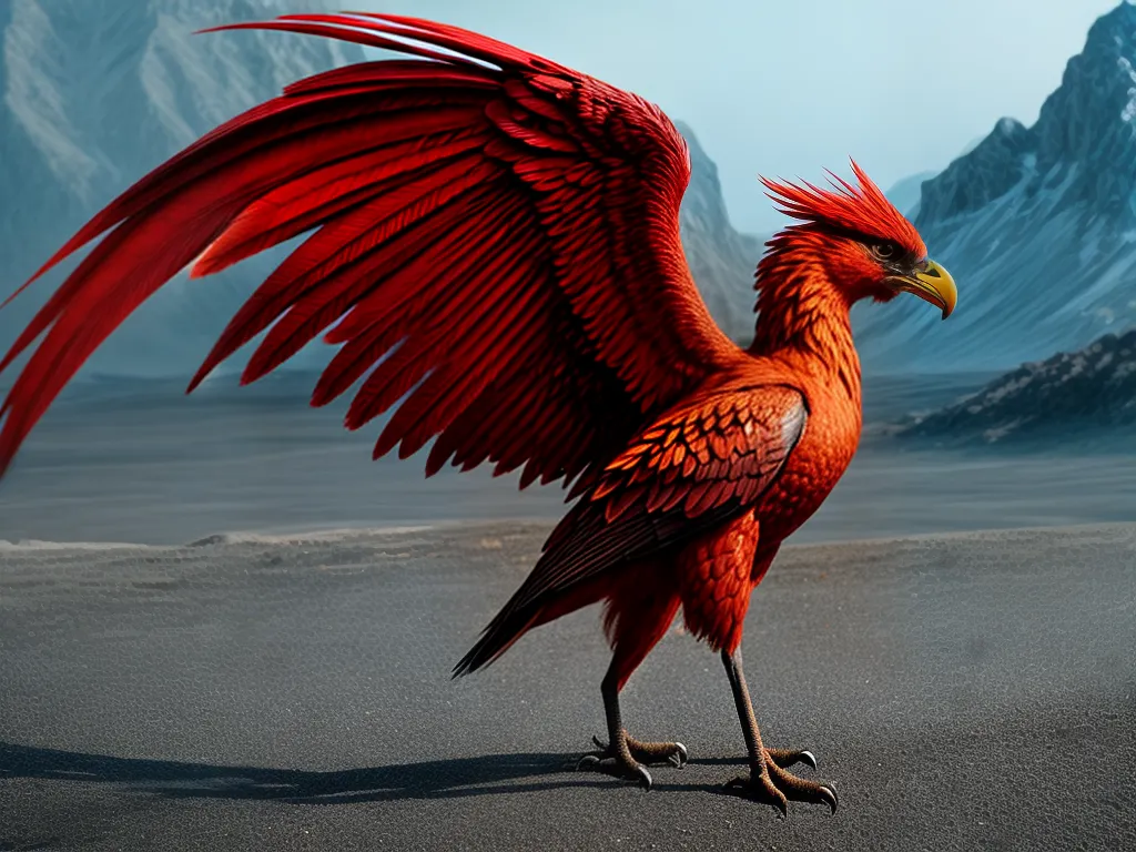 Fotos fenix fogo asa intensidade