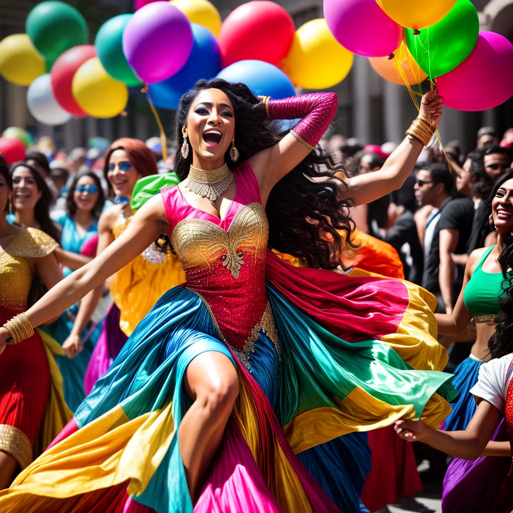 Qual o Significado dos Sonhos com Celebração e Alegria? 6 Fotos festa colorida danca alegria