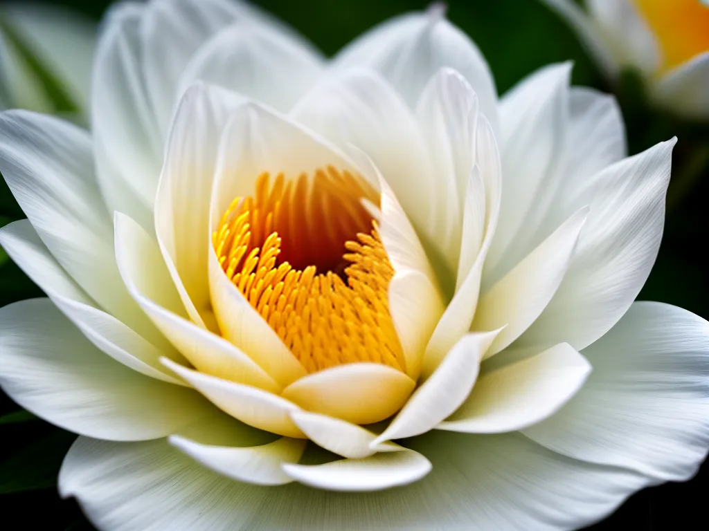 A simbologia profunda da flor branca nos sonhos 4 Fotos flor branca desabrochando jardim sereno