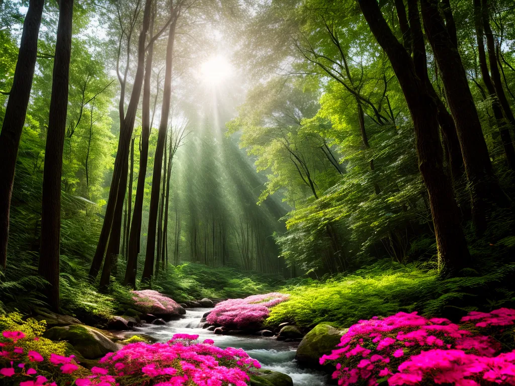 Fotos floresta encantada crepusculo fadas unicornios