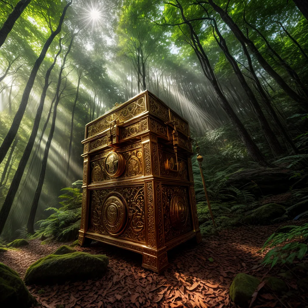 Descubra os Segredos Ocultos por Trás dos Sonhos de Lucratividade e Proteção 2 Fotos floresta encantada raios ouro tesouro