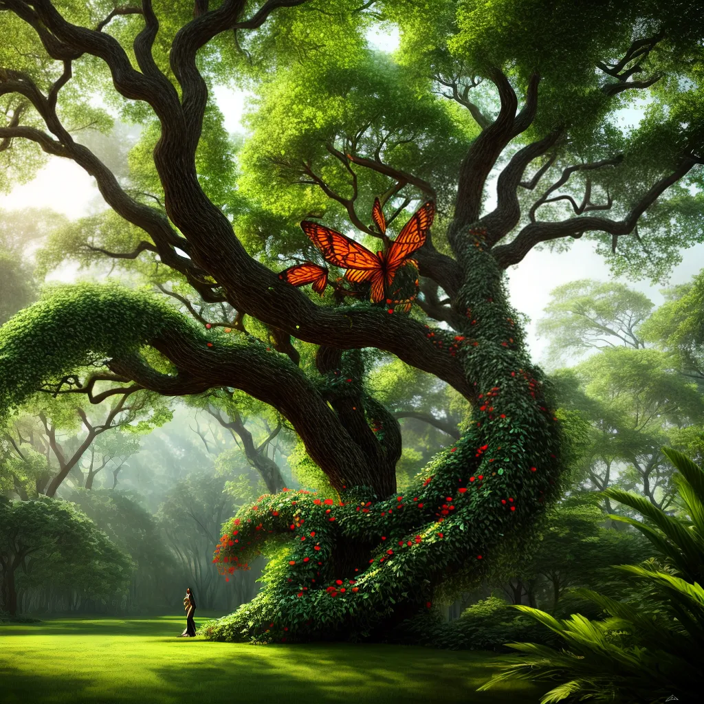 A Magia dos Sonhos: Desvendando o Significado de Árvores e Serpentes 5 Fotos floresta encantadora serpente magica
