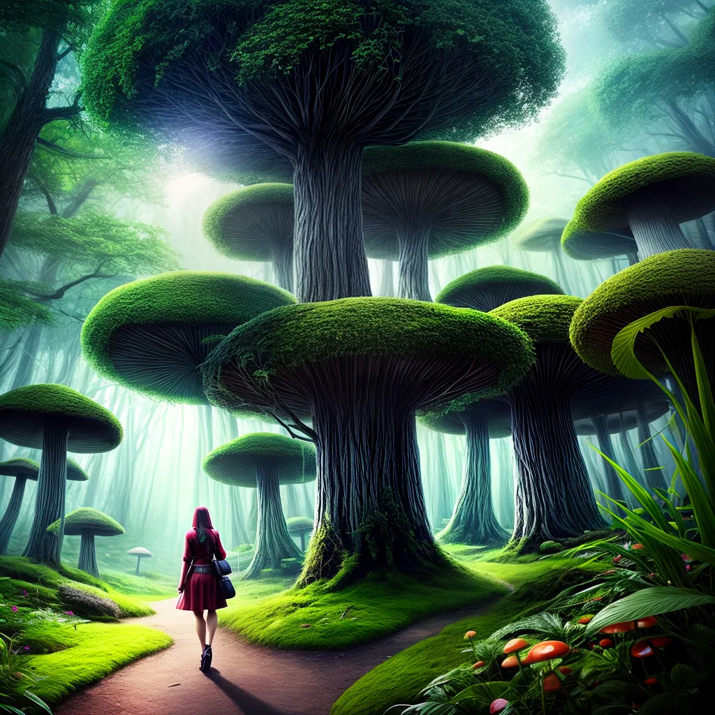 Sonhar com Cogumelos: Desvendando os Mistérios do Subconsciente 5 Fotos floresta magica pessoa cogumelos