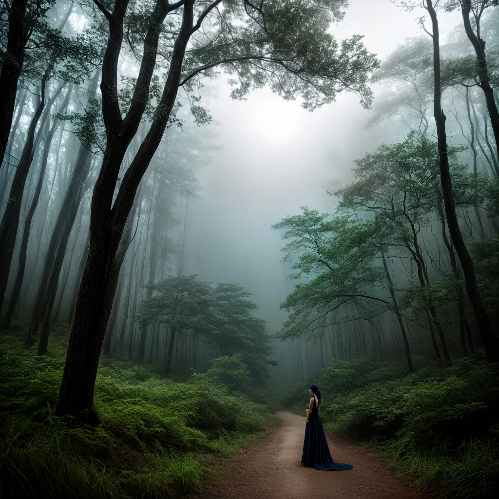 Mistérios e Encantos: Descobrindo os Segredos dos Espectros - Significado de sonhar com fantasmas no Ecoturismo 2 Fotos floresta misteriosa luar espiritos ecoturismo