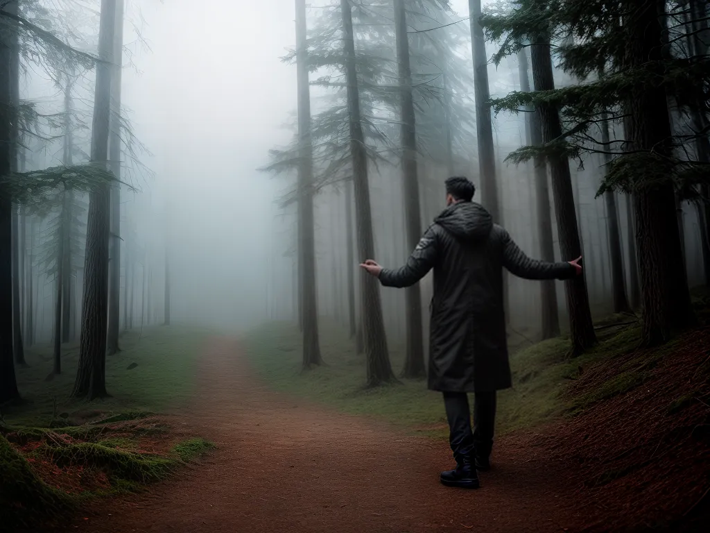 Fotos floresta misteriosa orbe sonhos