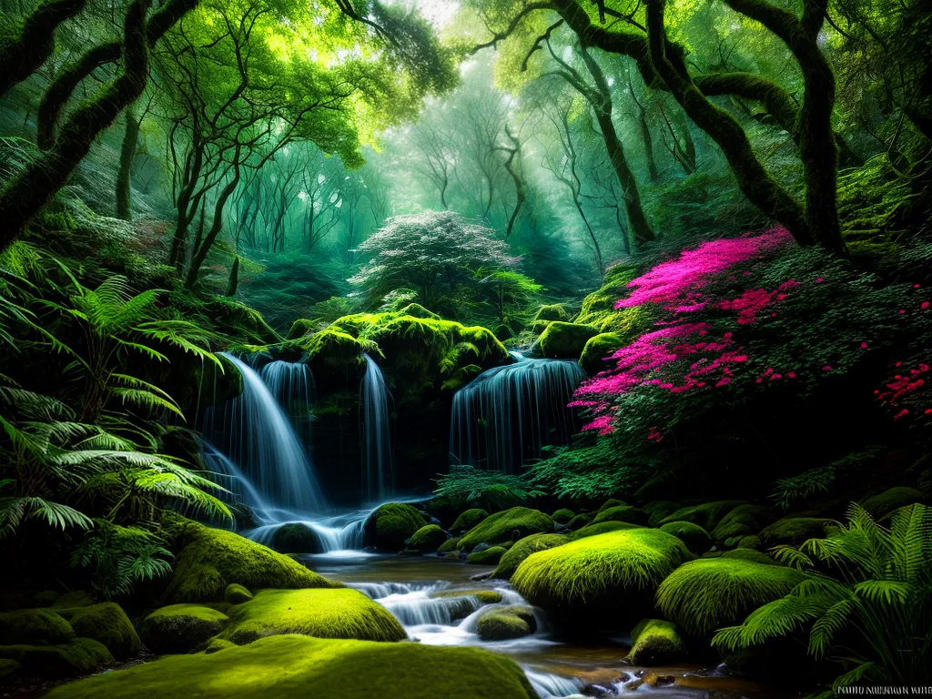 Fotos floresta misteriosa vegetacao