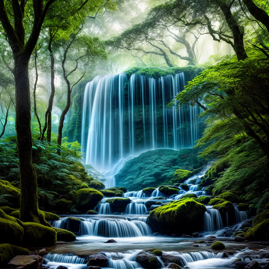 Fotos floresta mistica queda dagua