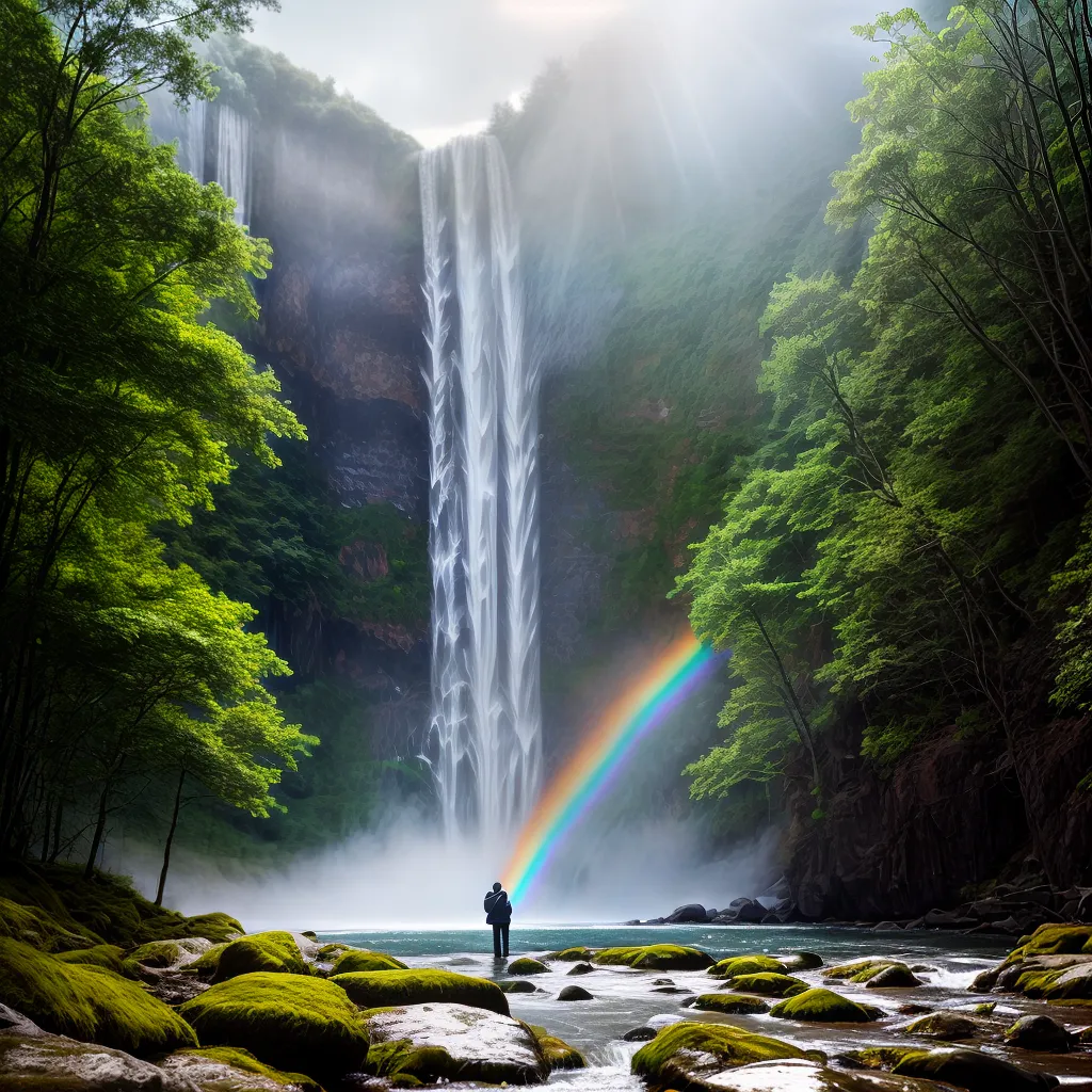 “Os Sonhos - Um Portal para o Inconsciente” 5 Fotos floresta nevoeiro raios sol arco iris