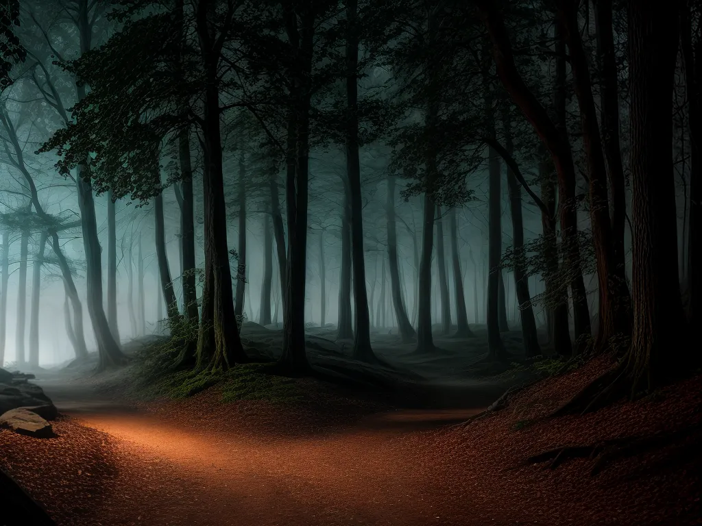 Sonhar com a Escuridão: Quais Mistérios Se Escondem? 6 Fotos floresta sombria misterio sonhos 1