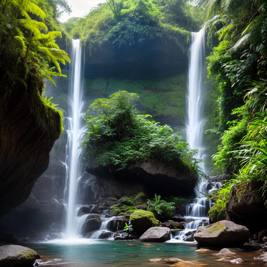 Fotos floresta tropical cachoeira sustentabilidade