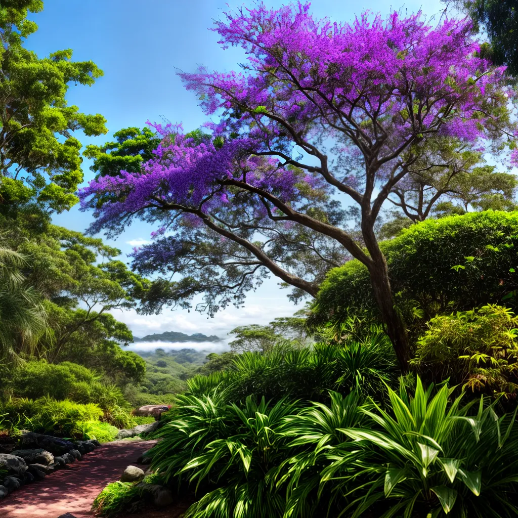 Fotos floresta tropical jacaranda pau brasil