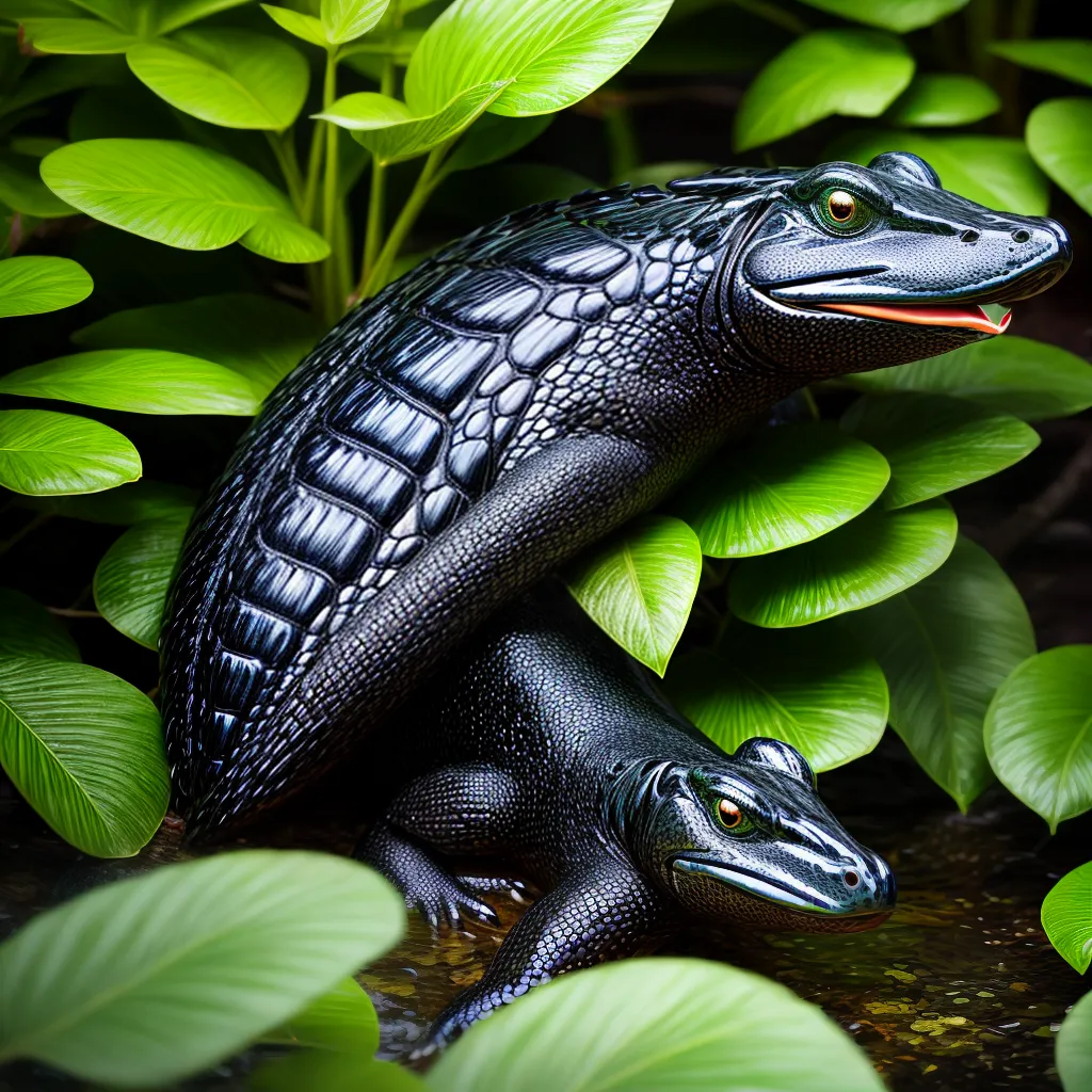 Fotos floresta tropical palmeiras alligator japones