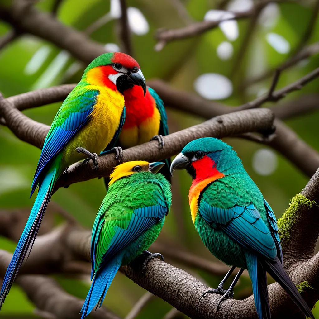 Descubra o Fascinante Significado de Sonhar com Aves Exóticas 3 Fotos floresta tropical passaros exoticos 1