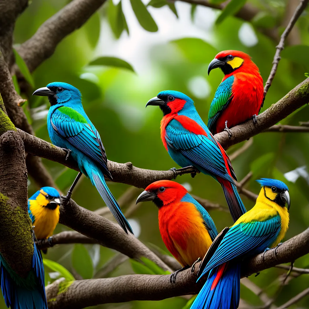 Descubra o Fascinante Significado de Sonhar com Aves Exóticas 6 Fotos floresta tropical passaros