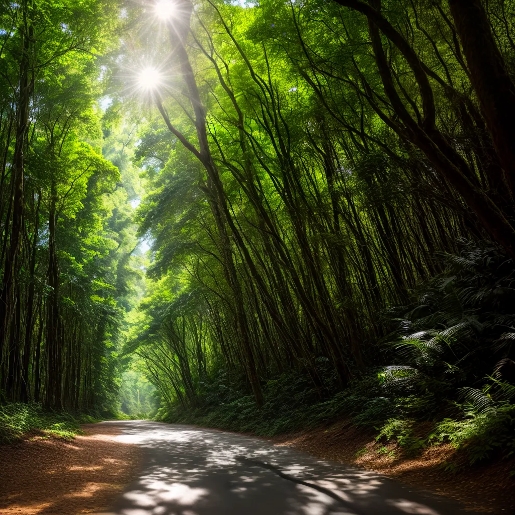 Significado dos Sonhos com Ecoturismo 3 Fotos floresta verde trilha ecoturismo
