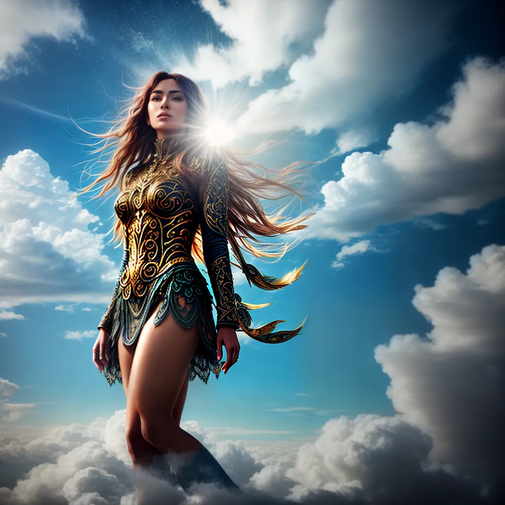 Fotos flutuando nuvens porta misterios sonhos