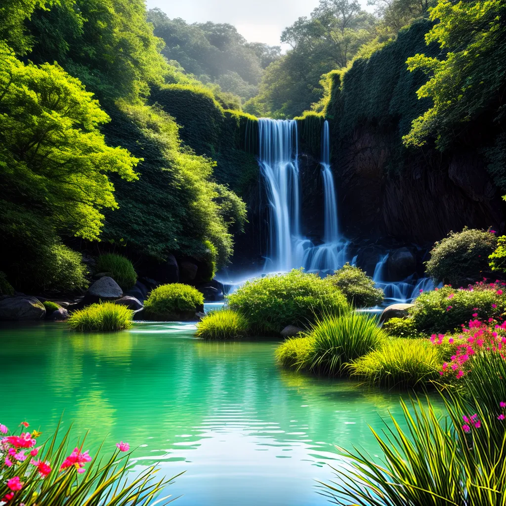 Mergulhe nos Significados dos Sonhos com Hidroj e Harmonij 4 Fotos flutuando piscina flores verde serenidade
