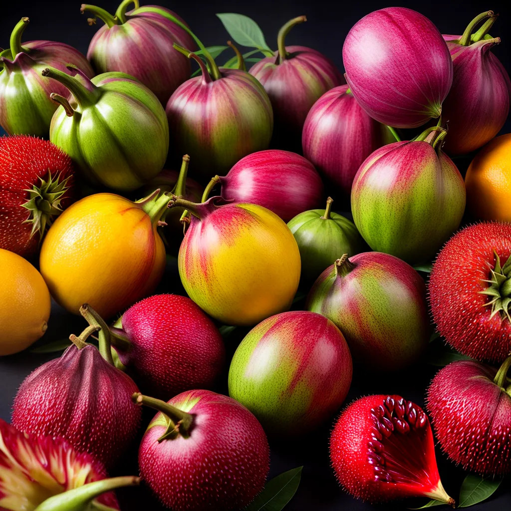 Fotos frutas exoticas coloridas corte suco
