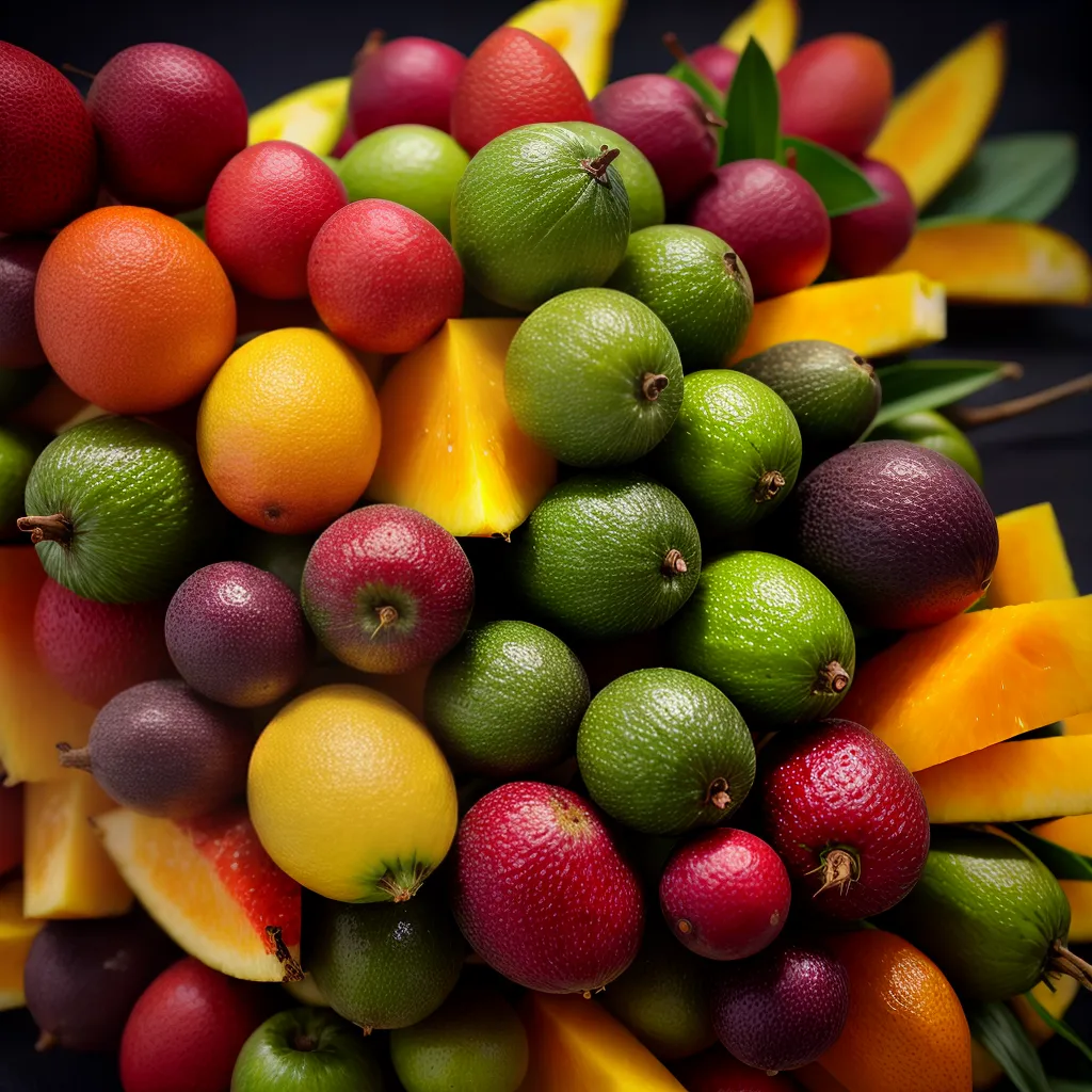 Fotos frutas tropicais coloridas sonho significado