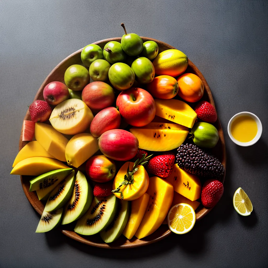 Fotos frutas tropicais coloridas sonho