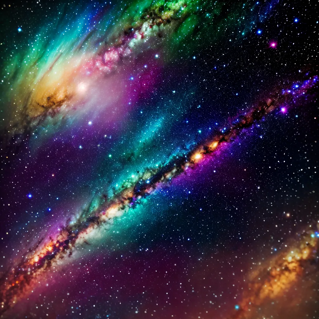 Significado de Sonhar com Galáxia 5 Fotos galaxia colorida estrelas infinito