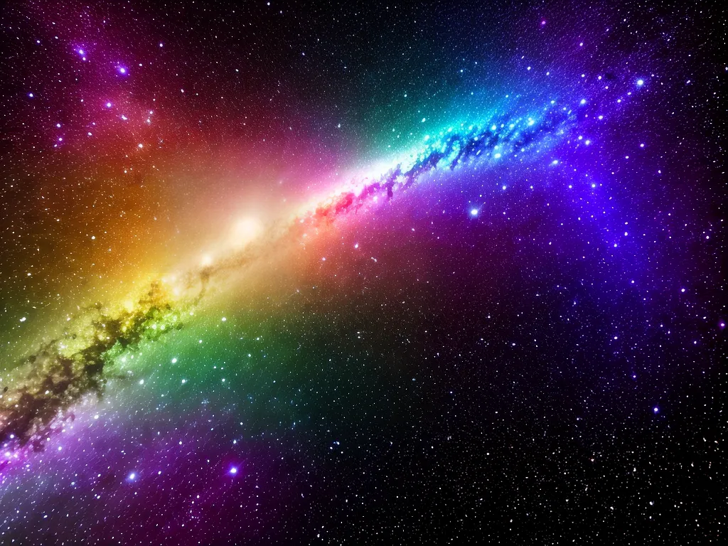 Fotos galaxia misteriosa cores estrelas nebulosas