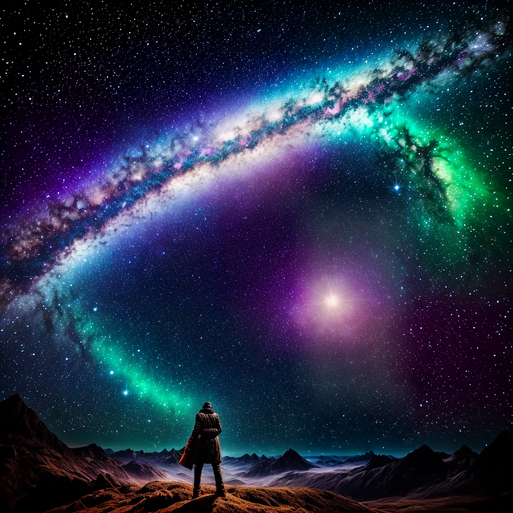 Fotos galaxia sonhos serenidade luz cosmos
