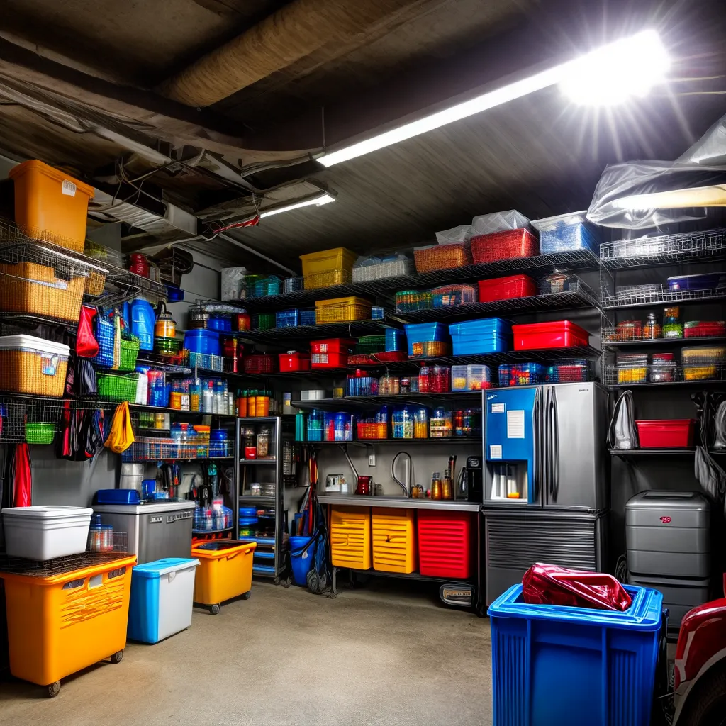 Completo de Interpretação: Sonhar com Garagem, Gravatas e Geleiras 5 Fotos garagem lacos organizacao alimentos congelados