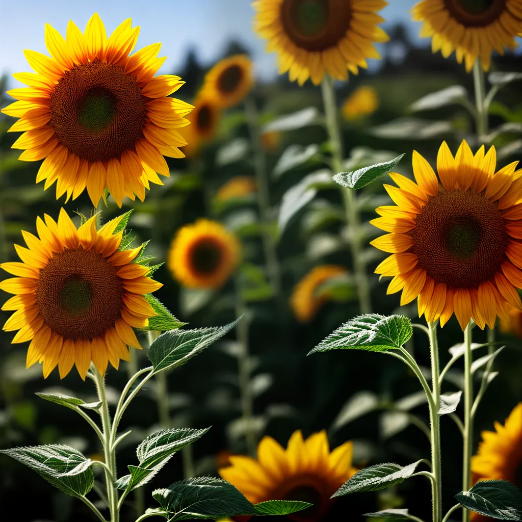 Sonhar com Girassol: Descubra o Significado dessa Flor Encantadora 2 Fotos girassol radiante campo ceu azul