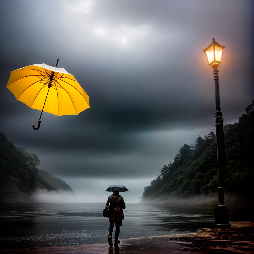Qual o Significado de Sonhar com Guarda-chuva? 2 Fotos guarda chuva amarelo chuva