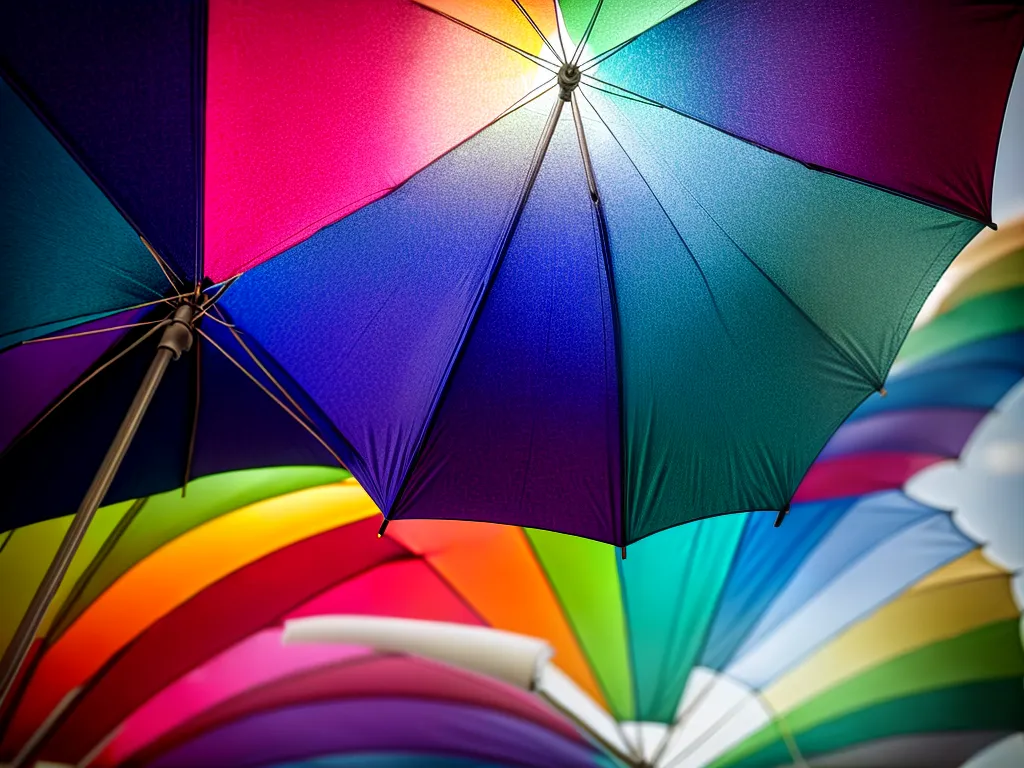 1. Descubra o Fascinante Significado de Sonhar com Guarda-chuva 3 Fotos guarda chuva colorido ceu nublado 1
