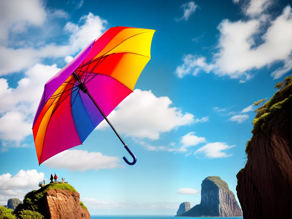 1. Descubra o Fascinante Significado de Sonhar com Guarda-chuva 4 Fotos guarda chuva colorido ceu nuvens 1