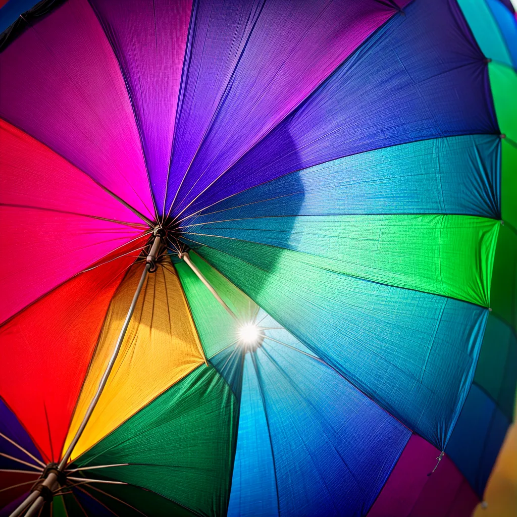 Chapéu de Chuva: O Que Significa Sonhar Com Proteção e Abundância? 2 Fotos guarda chuva colorido protecao abundancia