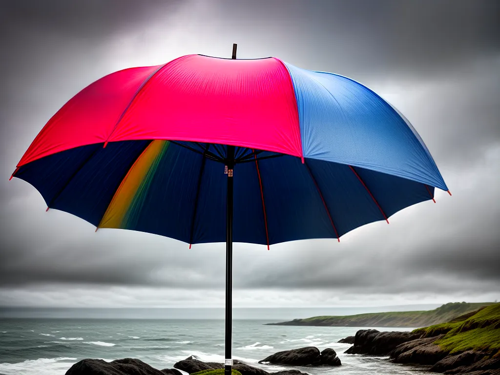 Fotos guarda chuva colorido simbolo esperanca