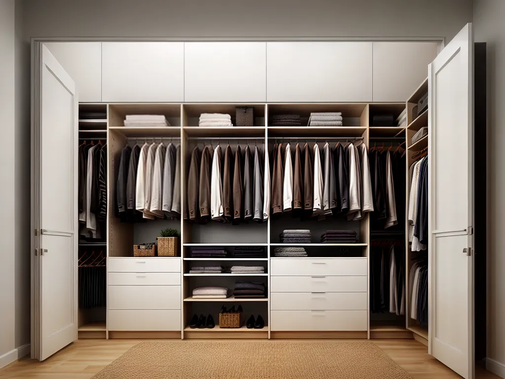 Fotos guarda roupa organizado tranquilo