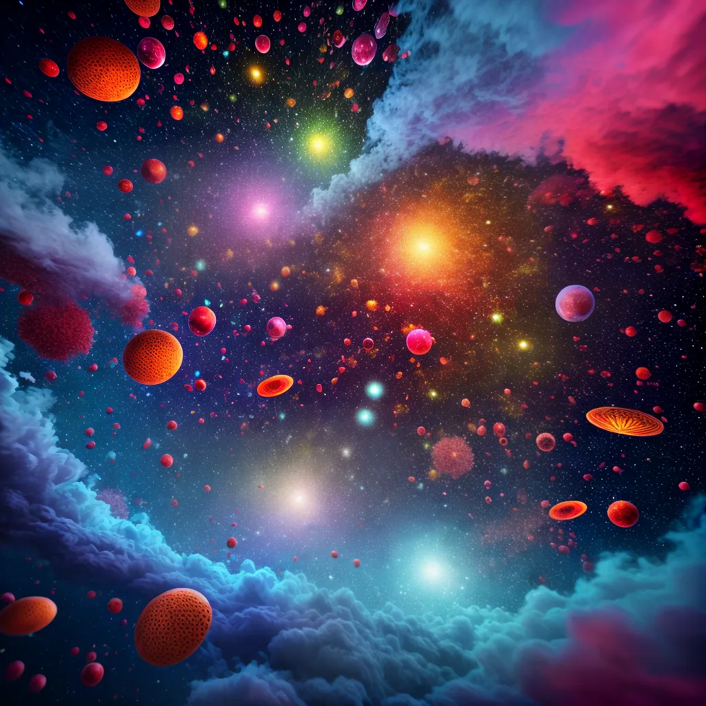 Fotos hematologia sonho celulas coloridas