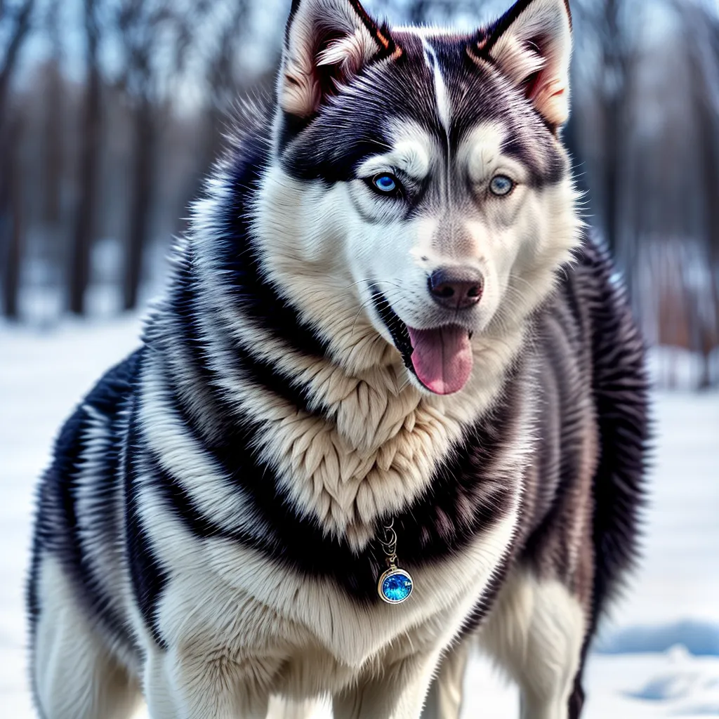 2) Descubra o significado dos sonhos com Husky 2 Fotos husky olhos azuis neve