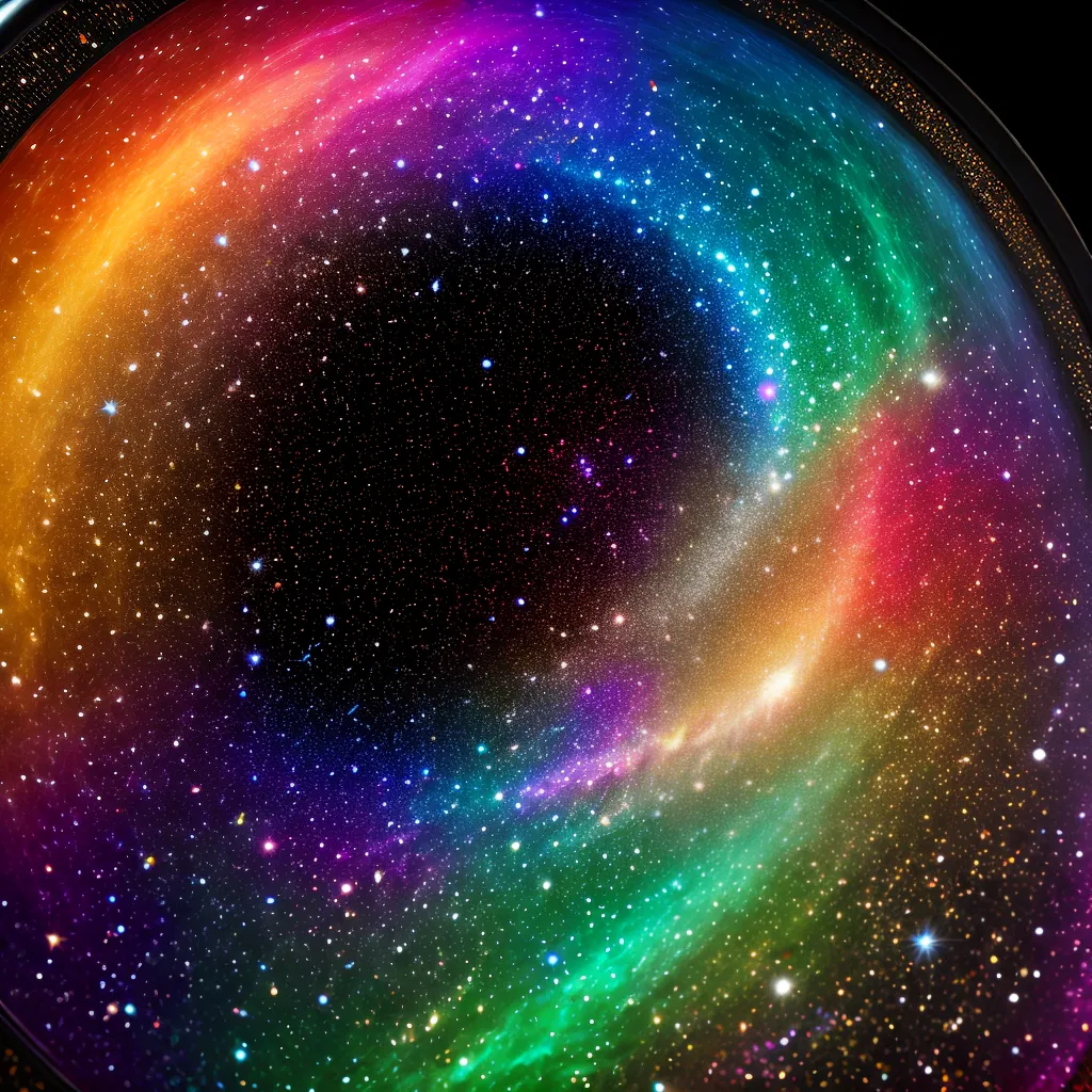 Fotos ilustracao cosmica sonho galaxia proteinas gemas