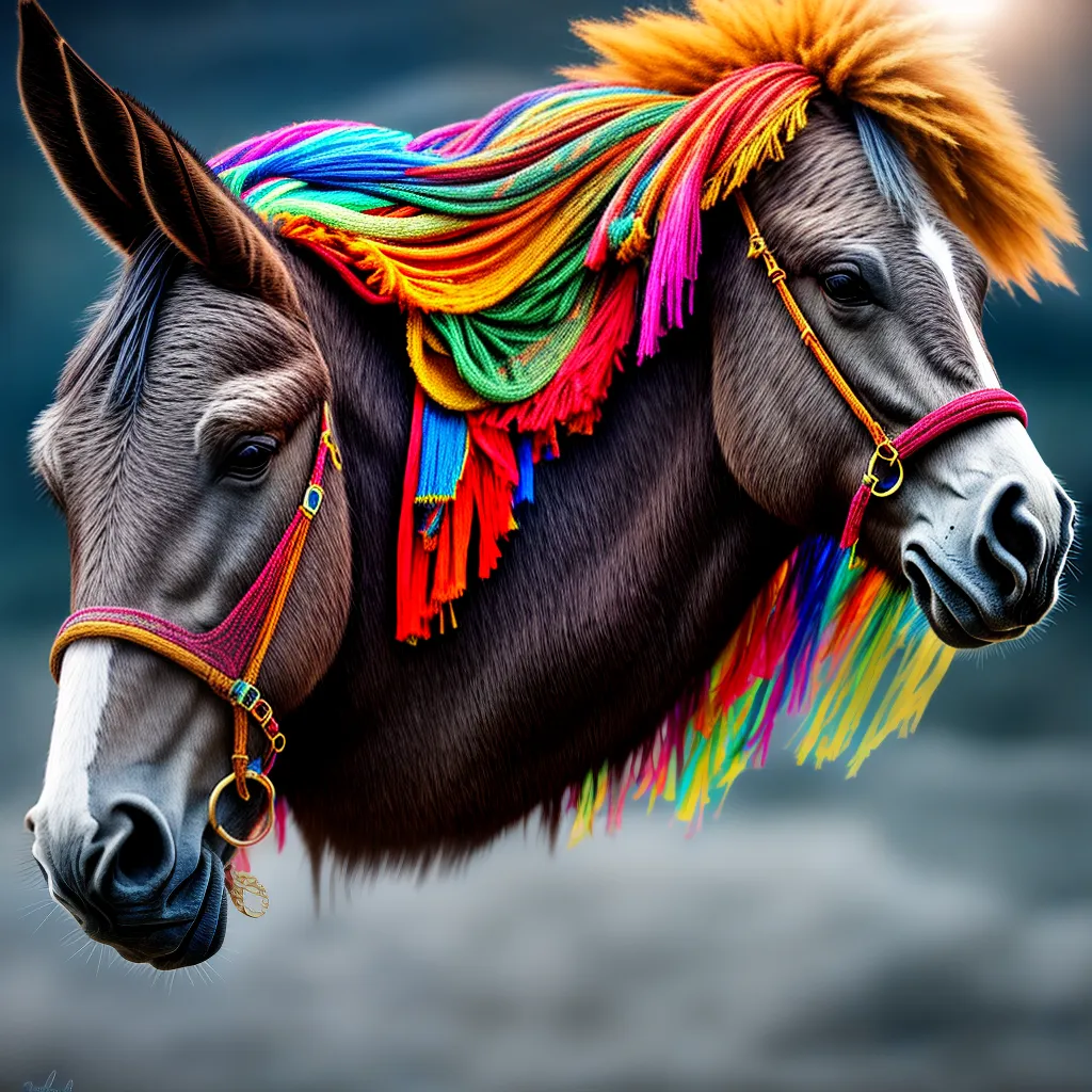 Desvendando o Significado dos Sonhos com Burricos 3 Fotos ilustracao onirica donkeys simbolos misterio