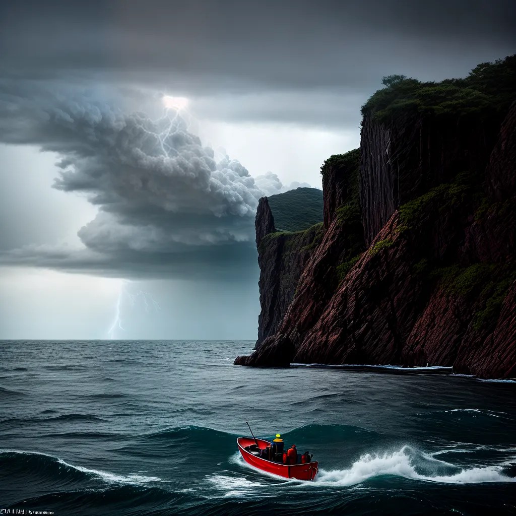 Desvende os Mistérios: O Significado Implacável de Sonhar com Dilúvio 6 Fotos ilustracao surreal oceano tempestade caos