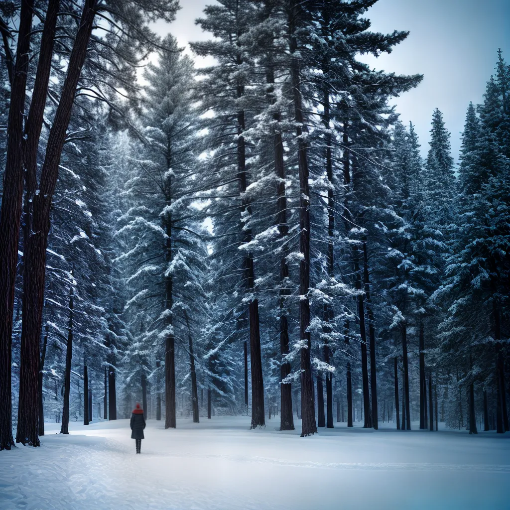 8. Encante-se com o Inverno: Descubra o Significado dos Sonhos de Neve 3 Fotos inverno paisagem neve lua solidao