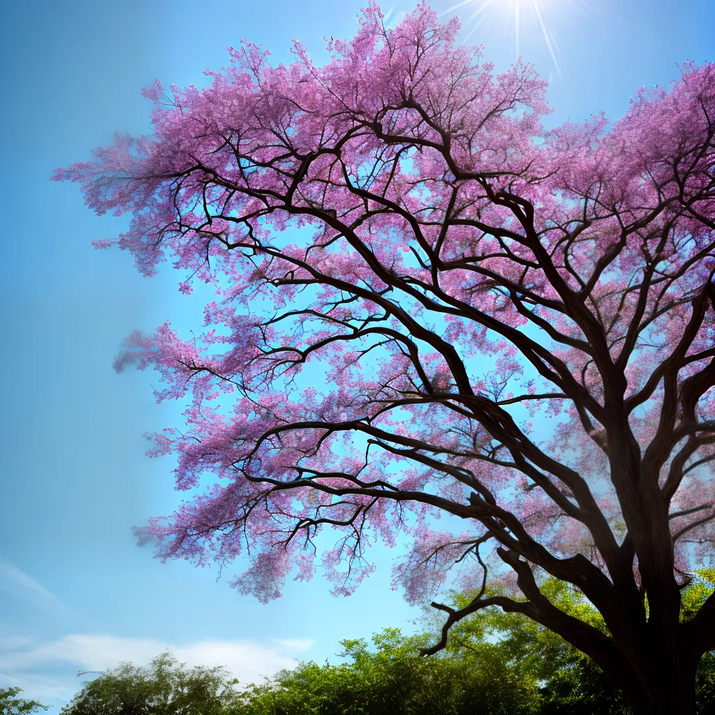 Fotos jacaranda ceu azul flores