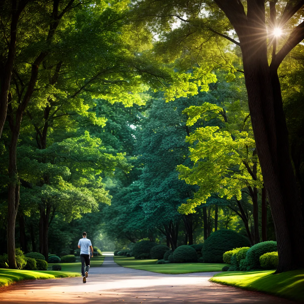 2. O que significa sonhar com Jogging no Jardim: Explore os Significados Ocultos 5 Fotos jardim caminhada serena luz sol