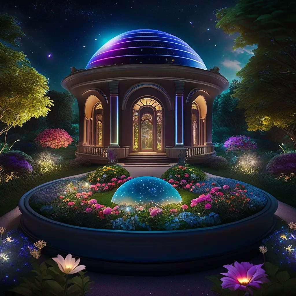 Descubra o Significado de Sonhar com Jardim Planetário 6 Fotos jardim celestial planeta estrelas