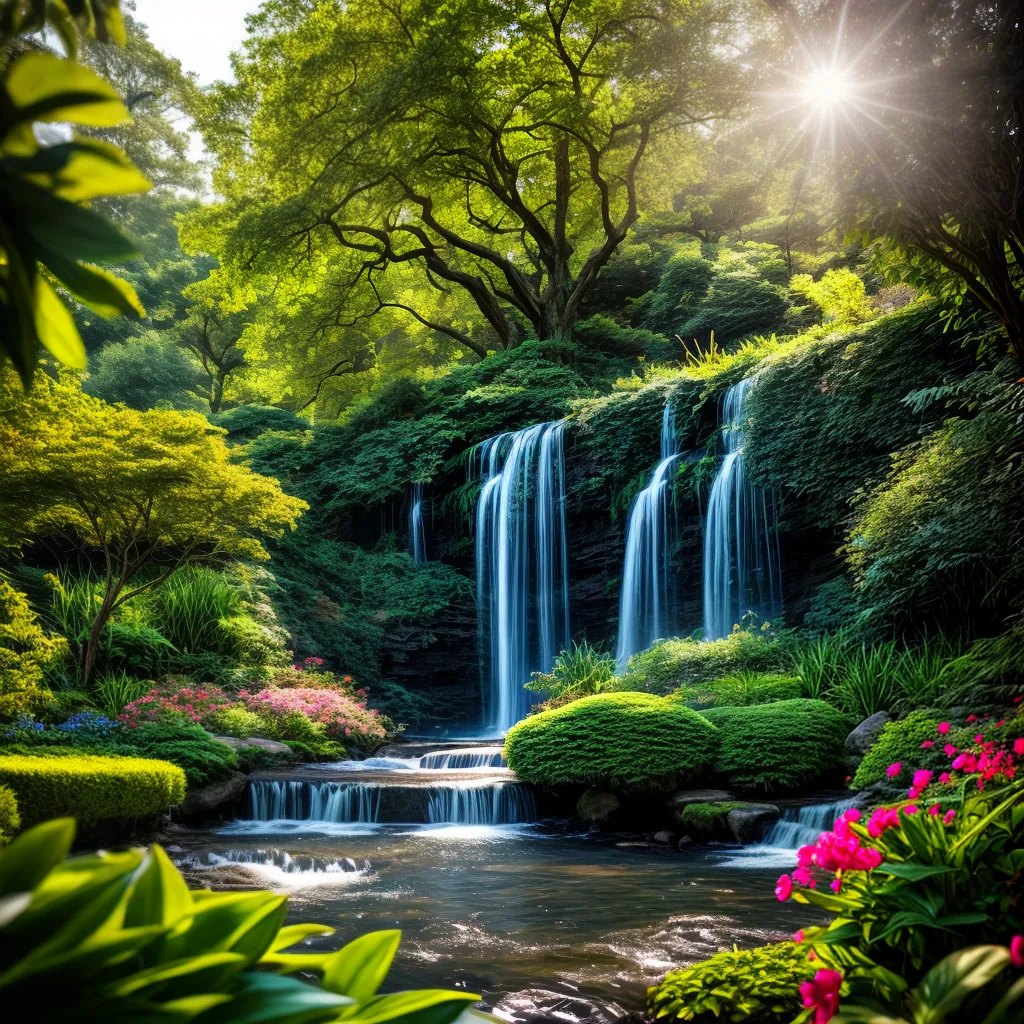Sonhar com Jardim Encantado: Descubra a Magia nos seus Sonhos! 4 Fotos jardim colorido borboletas passaros encantador