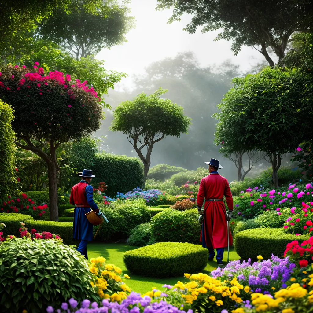 Sonhar com Jardineiro e Flores: O Que Significa e Como Interpretar 5 Fotos jardim colorido cultivador cuidado